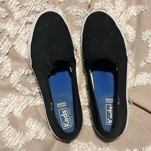 Keds used black flats 7.5 woman’s